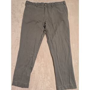 Polo Ralph Lauren Chino Pants Mens 38x30 Slim Fit Slate Gray Cotton Twill